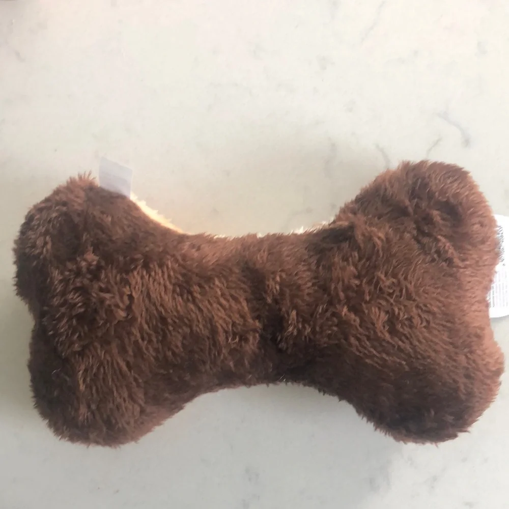Plush Bone Dog Toy